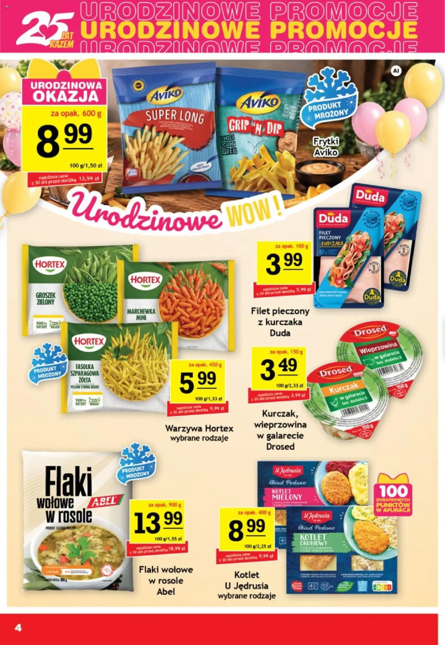 Gram Market gazetka od 16.09.2026 | Strona: 4 | Produkty: Groszek, Kurczak, Marchewka, Warzywa
