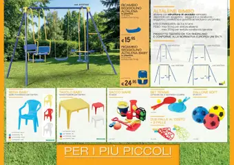 Anteprima del volantino Brico OK volantino Piscine valido a partire dal 05.03.2026 | Pagina: 6 | Prodotti: Altalena, Racchette, Pallone, Tavolo