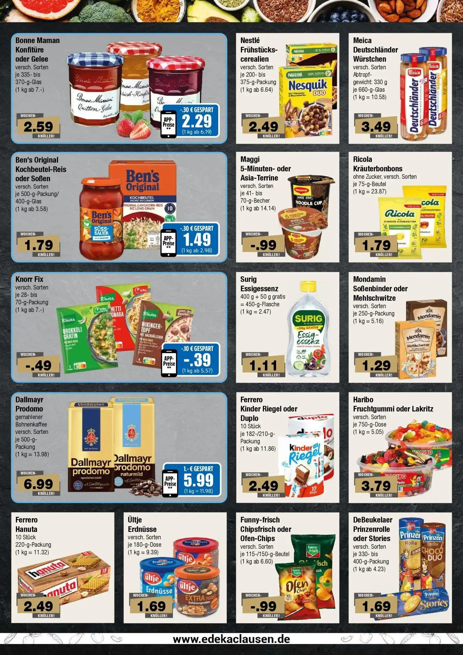 Edeka Prospekt Hamburg (ab 28.09.2026) » Angebote Online | Seite: 6 | Produkte: Knorr fix, Erdnüsse, Haribo, Knorr