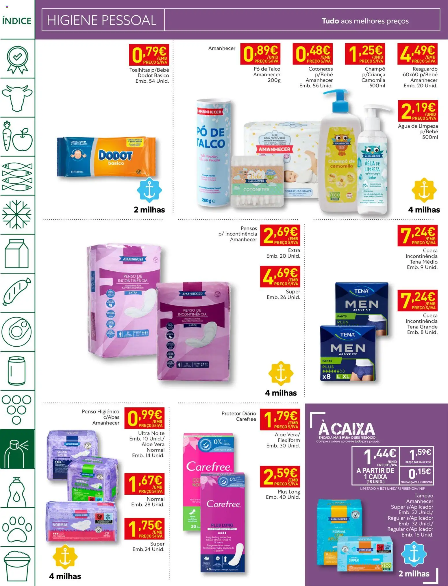 Recheio folheto Madeira │ válido de 20/10/2026 | Página: 32 | Produtos: Agua, Champô, Aloe Vera, Cotonetes