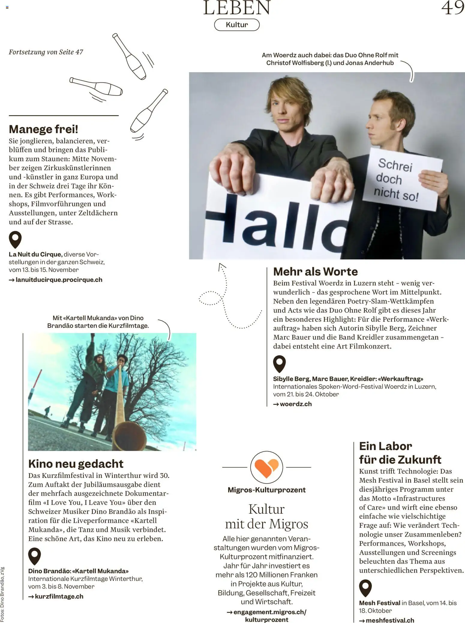 Migros aktionen Magazine – gültig ab 14.10.2026 | Seite: 49