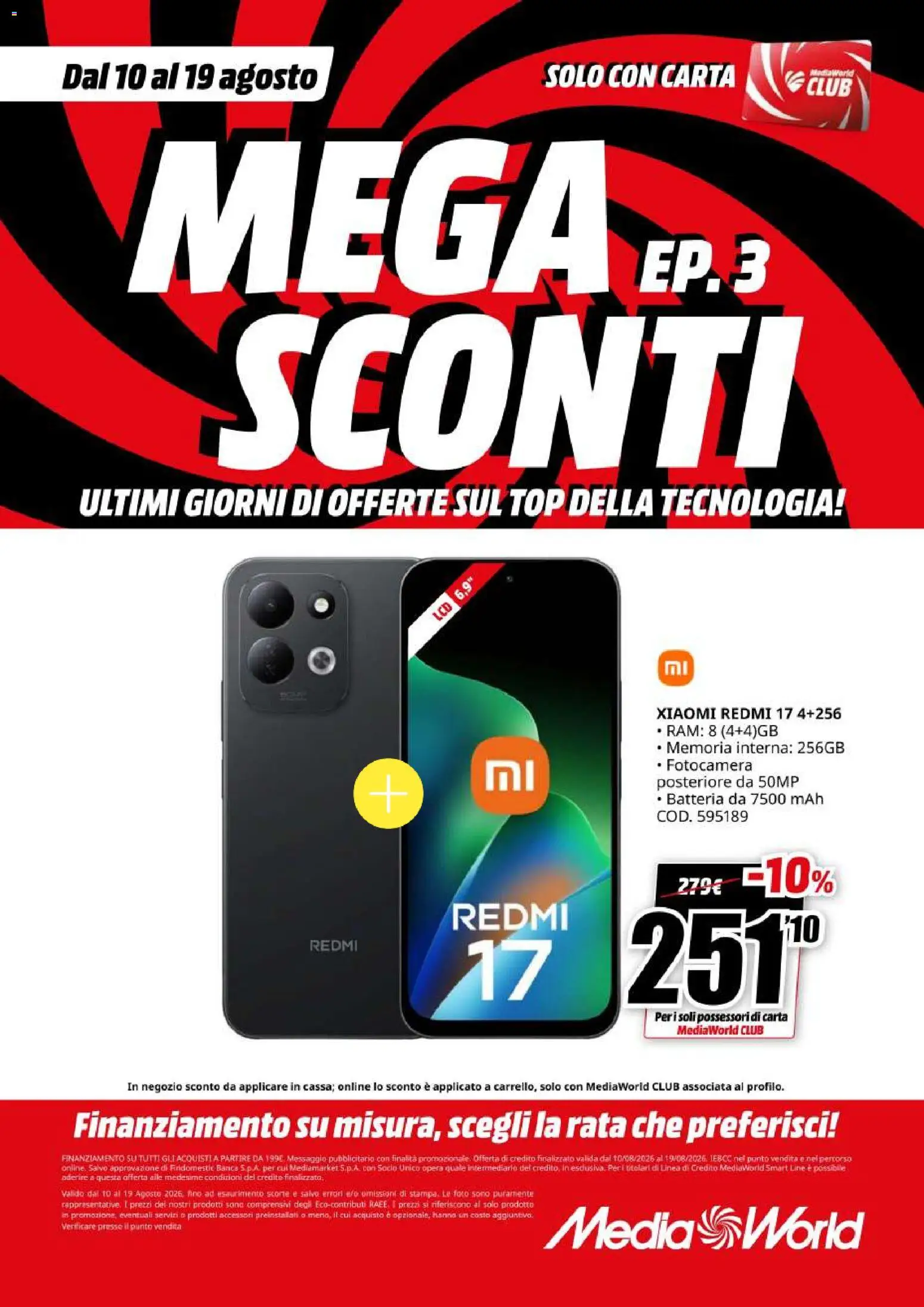 Volantino Media World del 10/08/2026 | Pagina: 5