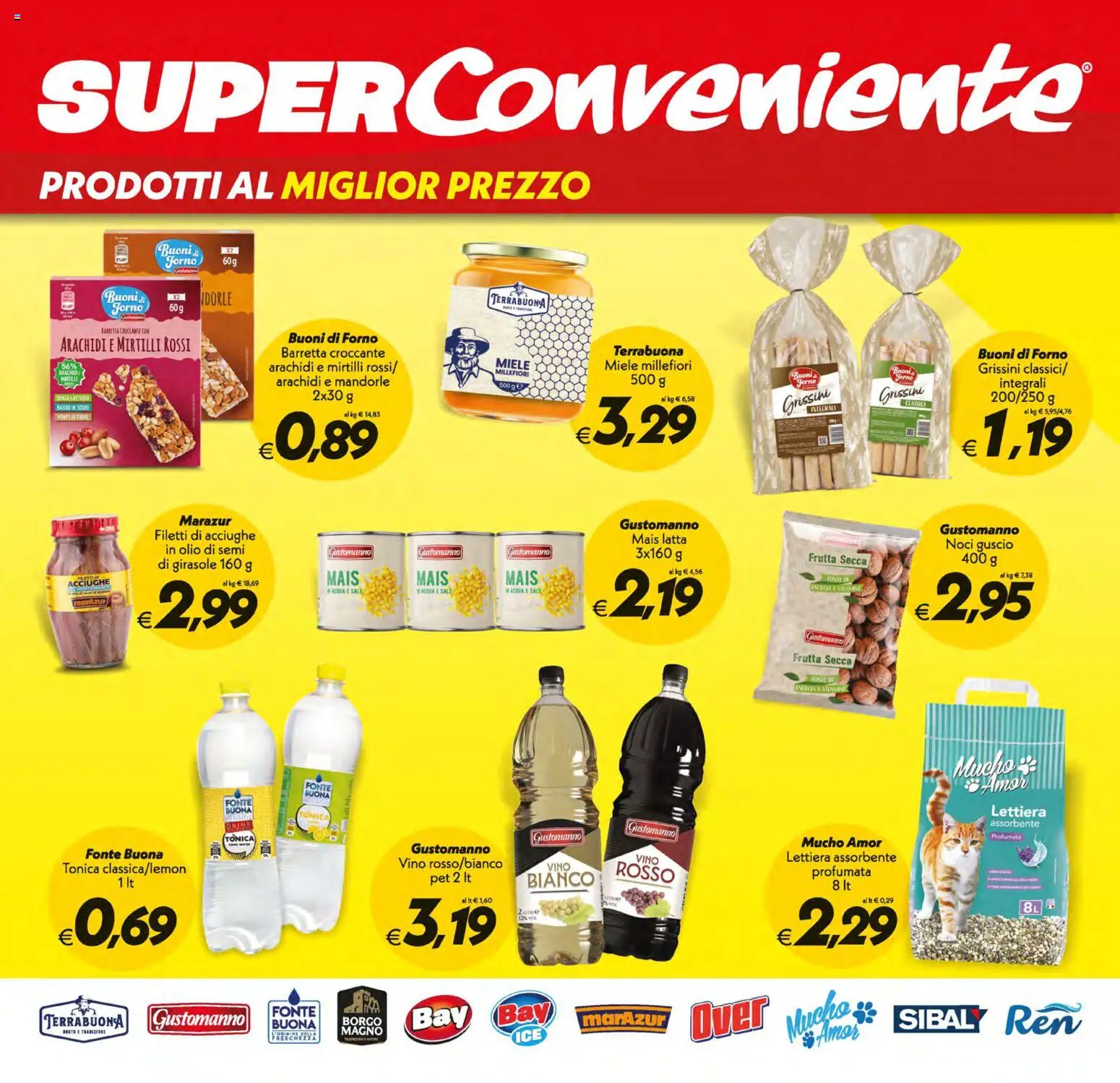 Volantino SuperConveniente del 19/06/2026 | Pagina: 19 | Prodotti: Acqua, Olio, Noci, Forno
