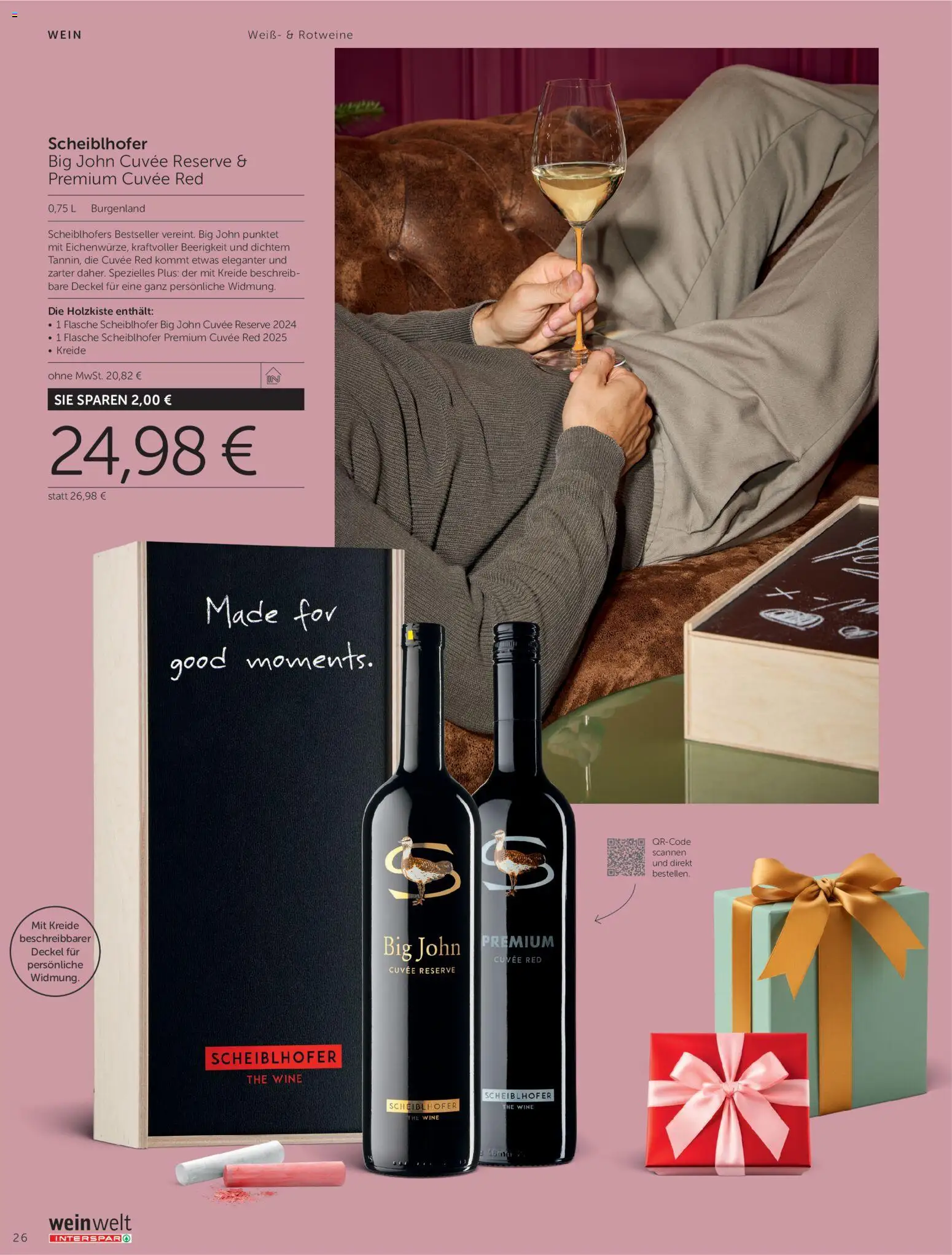 Interspar GESCHENKE WELT gültig ab 13.10.2026 | Seite: 26 | Produkte: Wein
