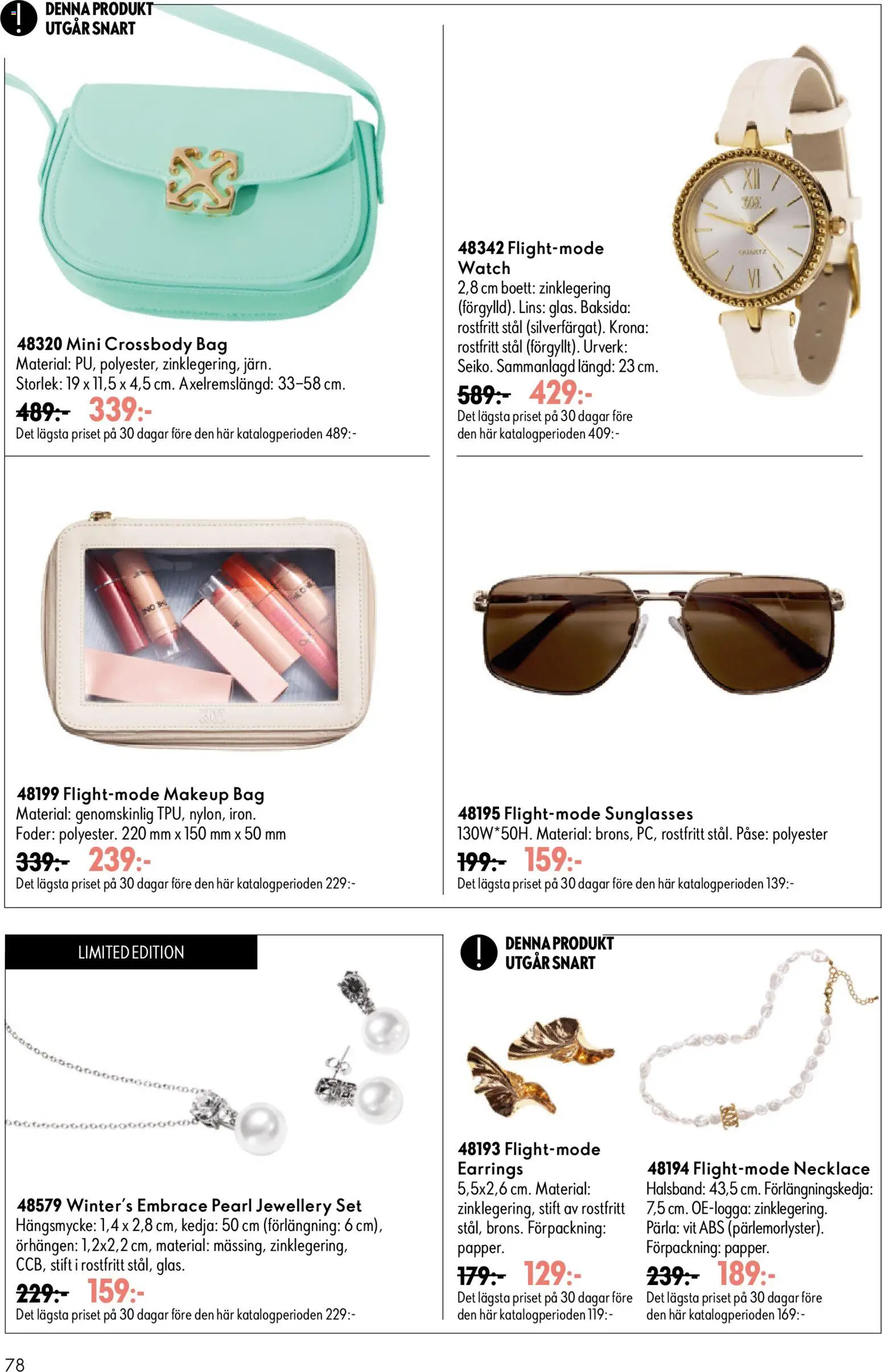 Oriflame reklamblad aktuell från 26/08/2026 | Sida: 78 | Produkter: Halsband, Örhängen, Set