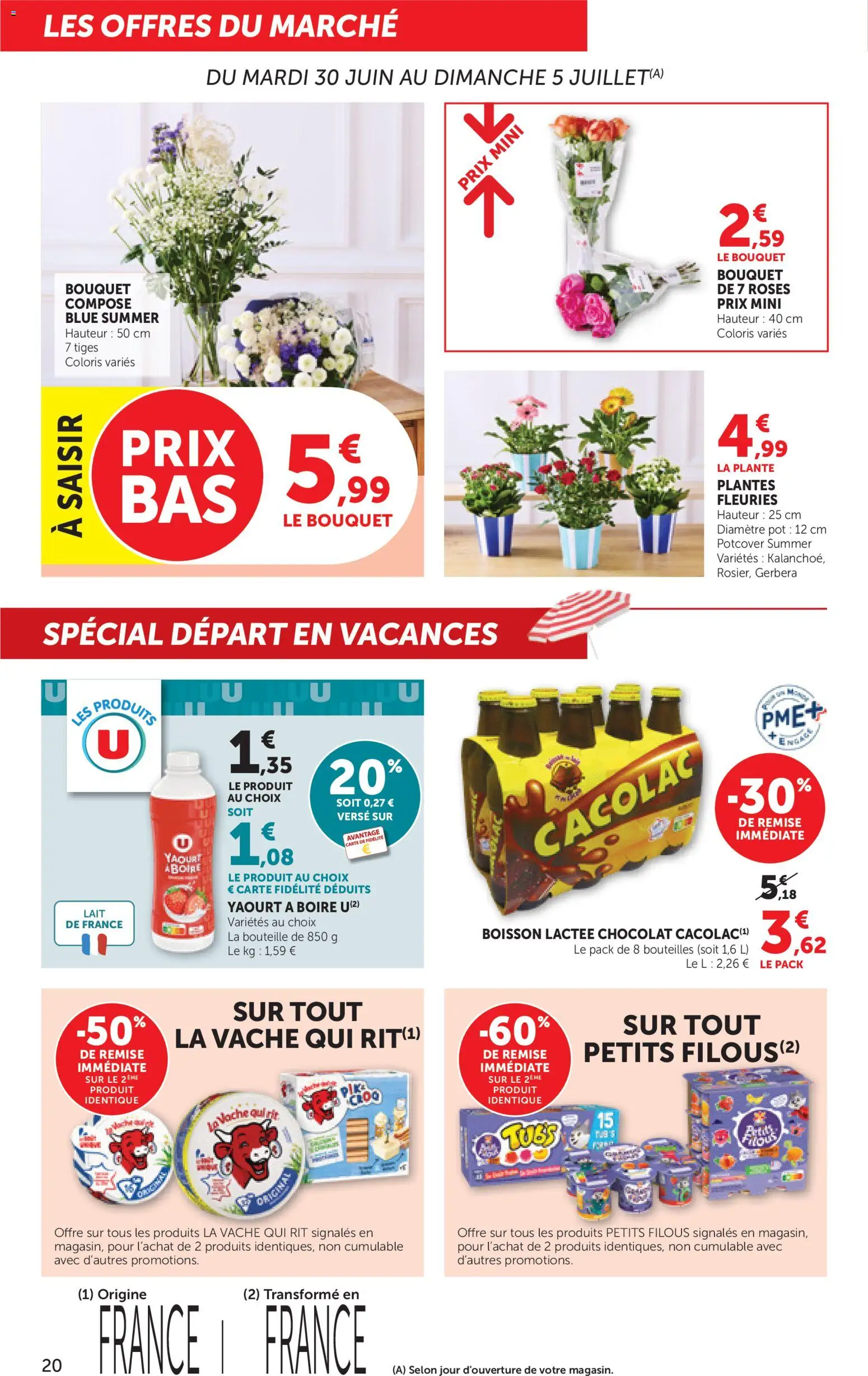 {H1} | Page: 20 | Produits: Plantes, Yaourt à boire, Lait, Yaourt