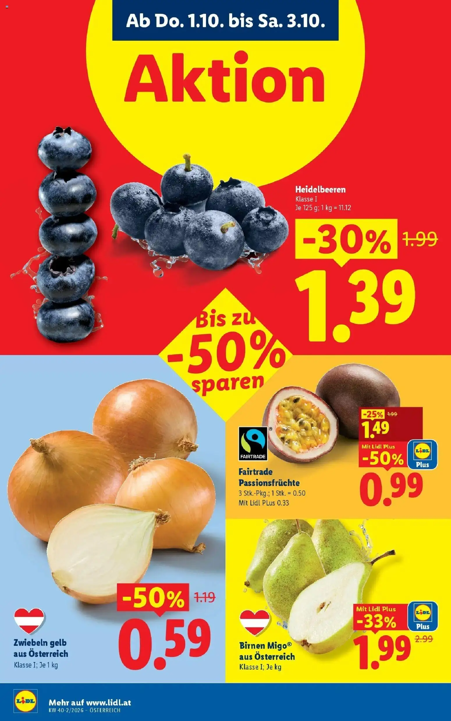 Lidl Flugblatt - Fohnsdorf ab 27.09.2026 - Angebote ab donnerstag | Seite: 4 | Produkte: Zwiebeln