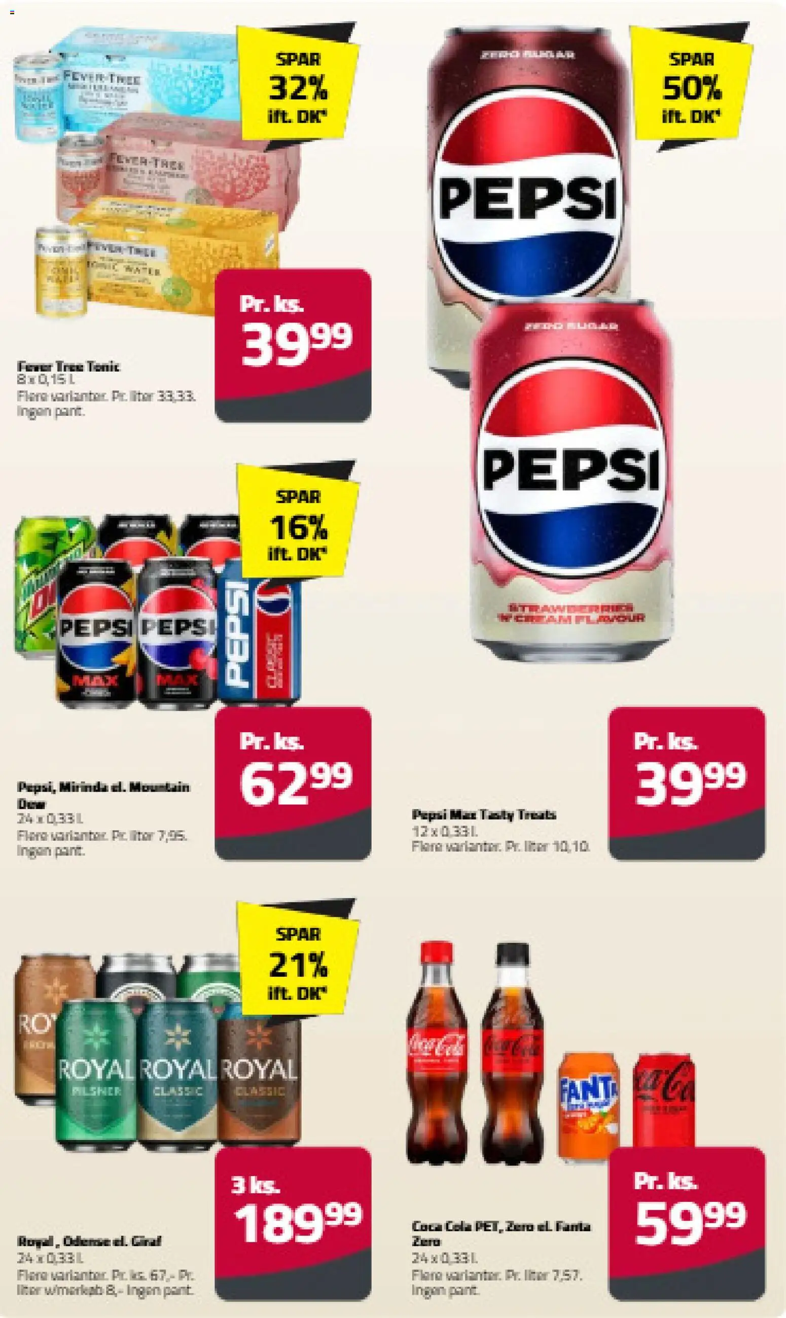 Fleggaard tilbudsavis – gyldig fra 05/08/2026 | Side: 28 | Produkter: Coca Cola, Fanta, Pepsi, Pepsi Max