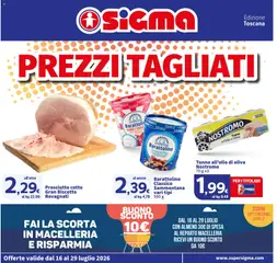 Anteprima del volantino SIGMA volantino Toscana valido a partire dal 16/07/2026