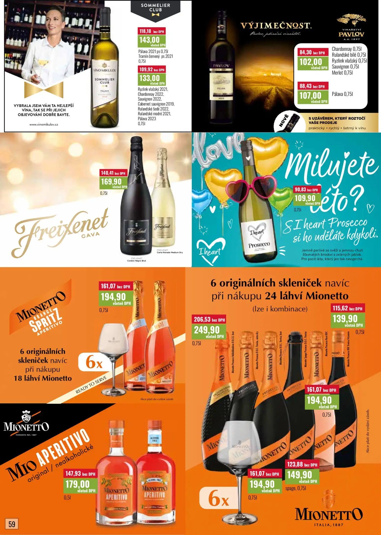 Ratio leták od 01.06.2026 | Strana: 60 | Produkty: Víno, Mionetto, Spritz, Tramín červený