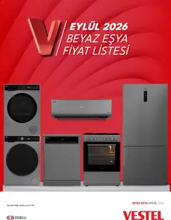 02 Eylül 2026 tarihinden itibaren geçerli olan Vestel kataloğu önizlemesi