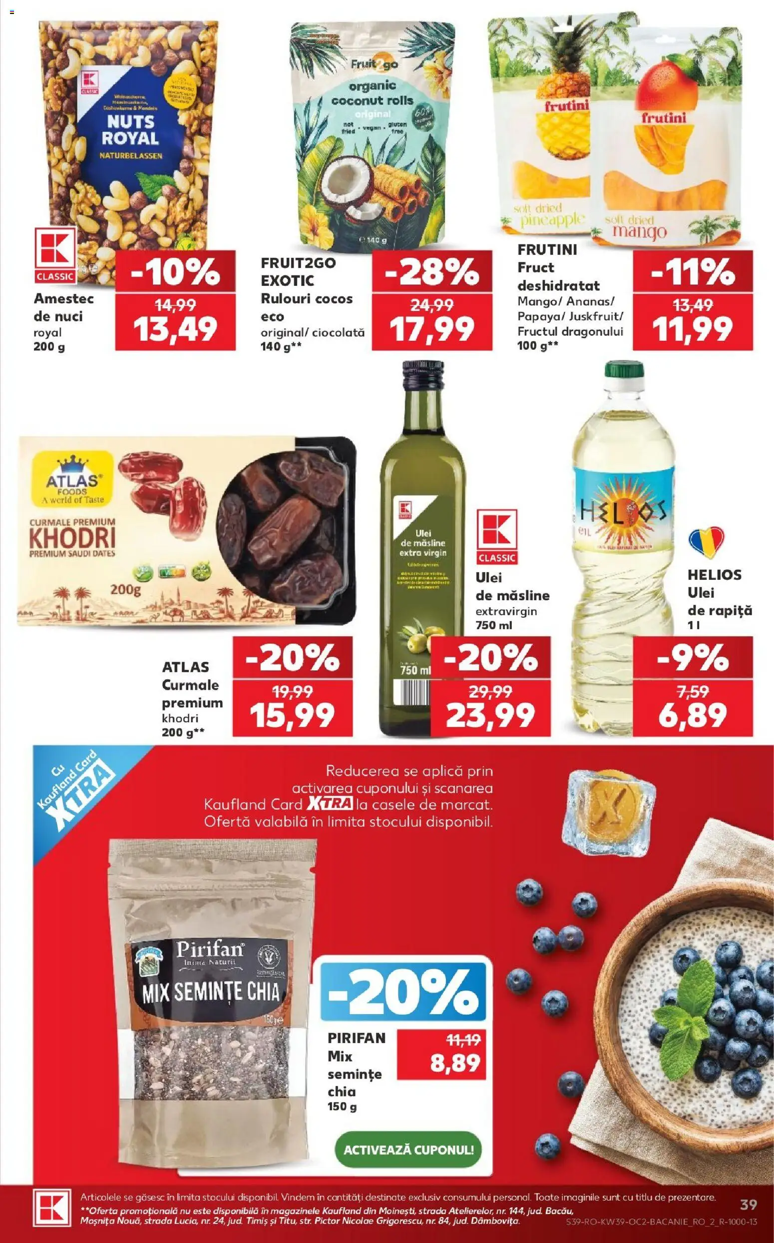 Kaufland RO akciós ujság - amely érvényes a következő dátumtól: 2026.09.23. | Oldal: 39 | Termékek: Mangó