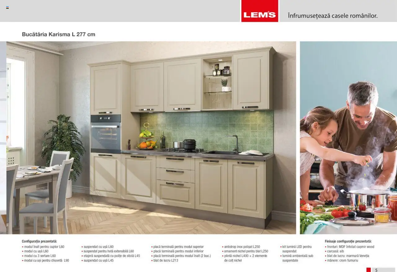 Noul catalog Lem’s – valabil de la 17.11.2023 | Pagină: 5 | Produse: Cuptor, Chiuvetă, Etajeră, Ușă