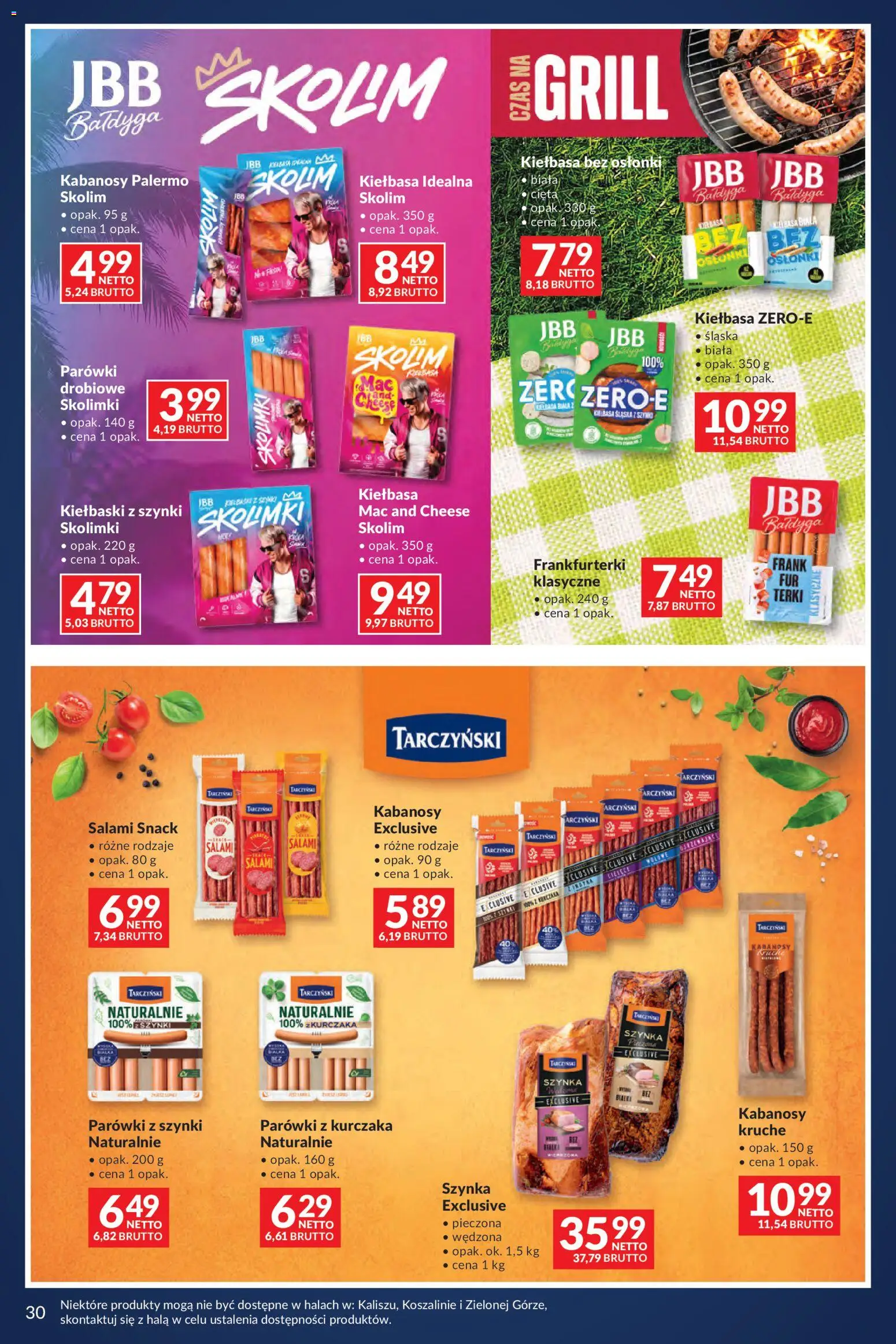 Makro gazetka - Lato pełne inspiracji od 04.08.2026 | Strona: 21 | Produkty: Frankfurterki, Parówki z szynki, Kabanosy, Kiełbaski