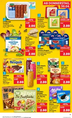 Náhled letáku Kaufland Německo leták od 30.04.2026 | Strana: 9 | Produkty: Pizza, Smoothie, Oreo, Kakao