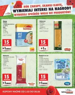 Pogląd oferty "Intermarche gazetka - Interki" - ważna od 02.03.2026 | Strona: 7 | Produkty: Kasza, Makarony, Makaron