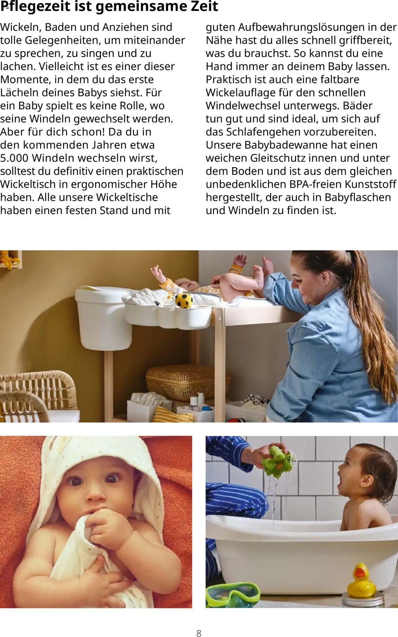 Ikea Familienzuwachs – gültig ab 30.09.2025 | Seite: 8 | Produkte: Wickeltisch