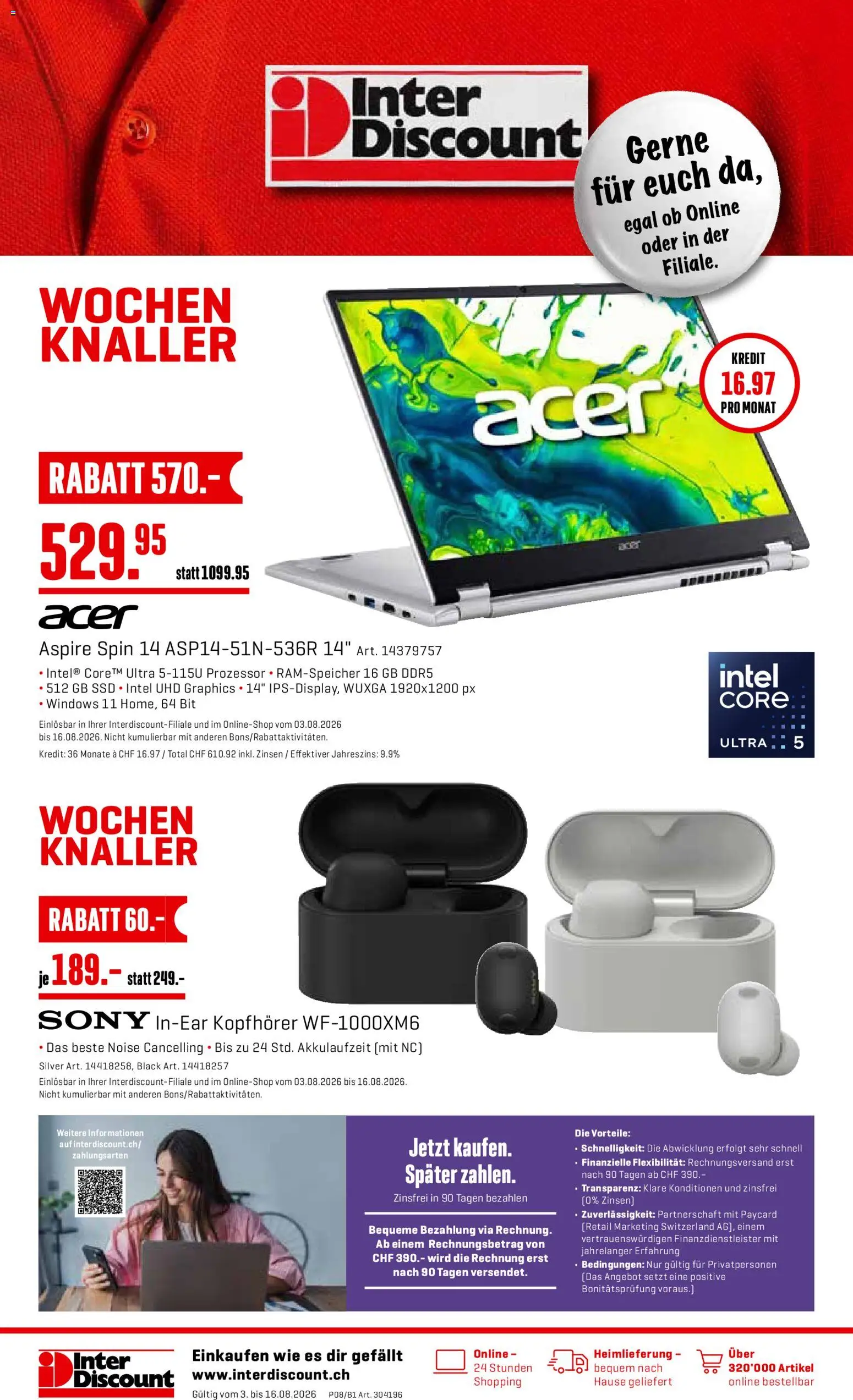 Interdiscount aktionen – gültig ab 03.08.2026 | Seite: 1