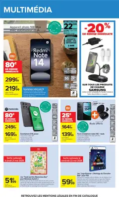 Carrefour - Prévisualisation de Carrefour catalogue valide à partir de 19.05.2026 | Page: 84 | Produits: Smartphone, Appareil photo, Xbox, Livre