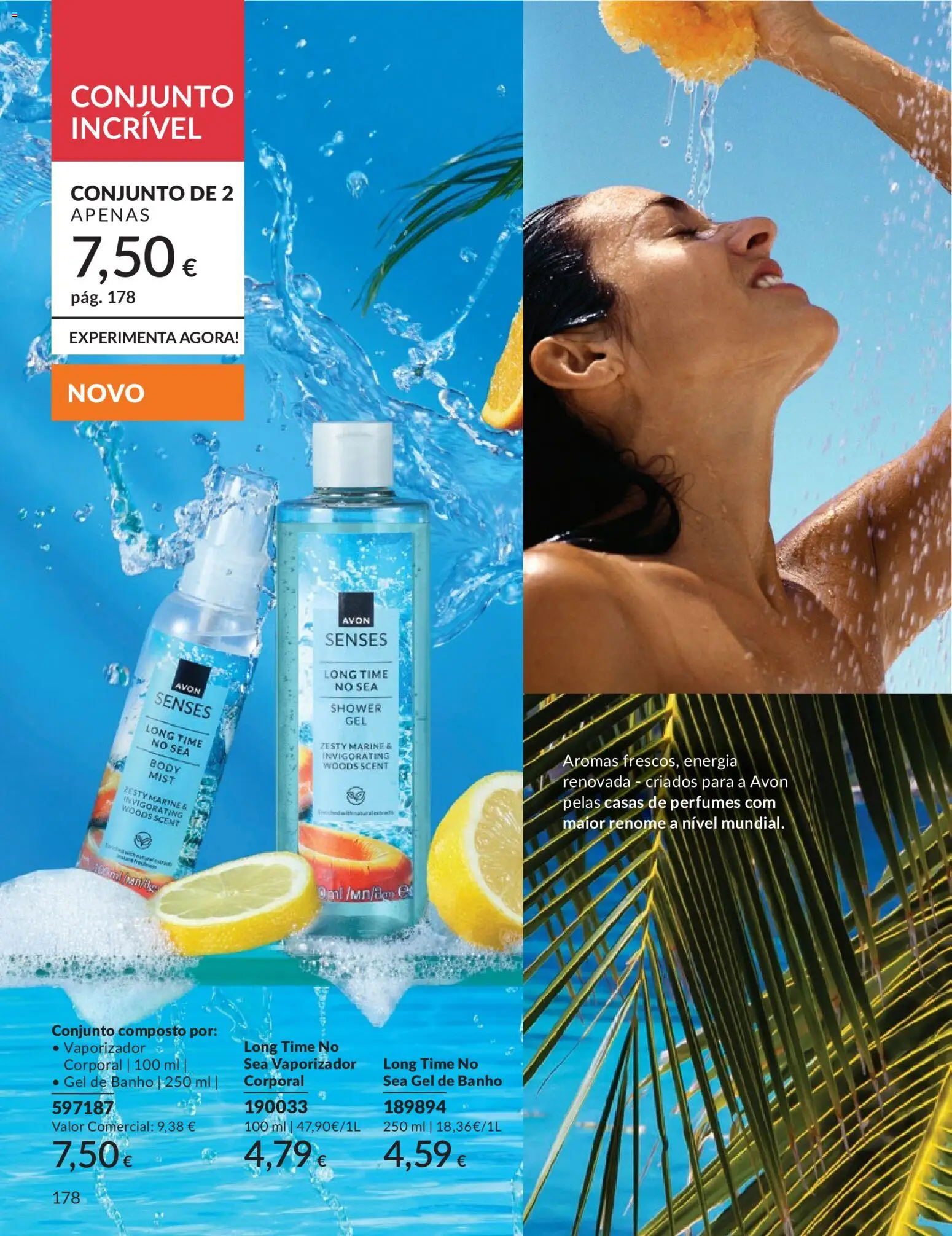 Catálogo Avon Campanha 5 │ válido de 01.05.2026 | Página: 178 | Produtos: Perfumes, Gel de banho, Banho