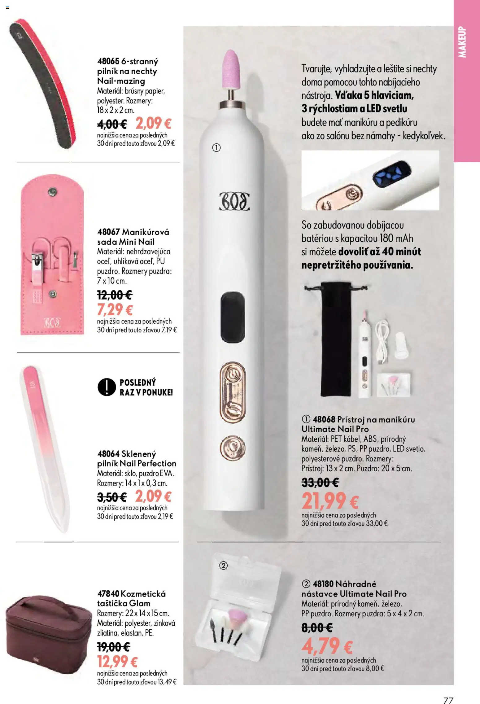 Nové Oriflame akcie – leták je platný od 19.08.2026 | Strana: 77 | Produkty: Led, Puzdro