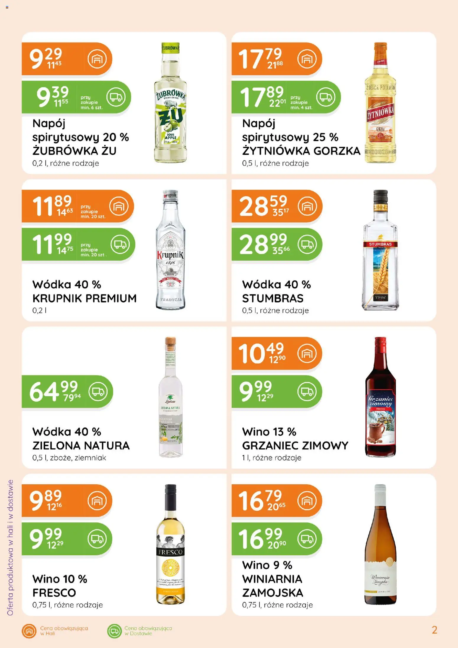 Eurocash gazetka - Ofensywa Alkoholowa od 16.10.2026 | Strona: 2 | Produkty: Krupnik, Fresco wino, Winiarnia, Żubrówka