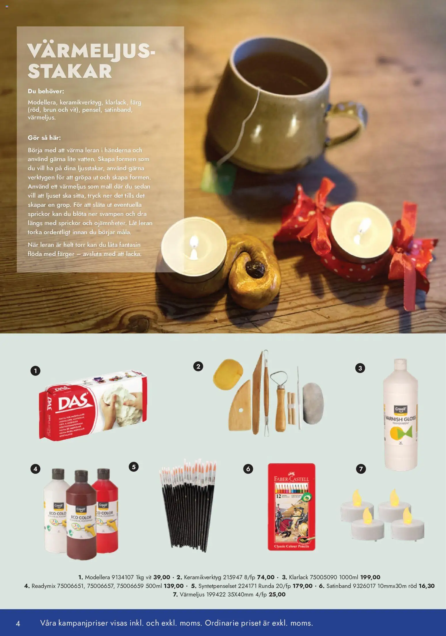 Lyreco reklamblad aktuell från 23/09/2026 | Sida: 4 | Produkter: Värmeljus