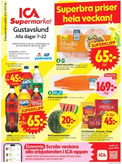ICA Supermarket - Helsingborg - Förhandsvisning av reklamblad från butik ICA Supermarket aktuell från 11.05.2026