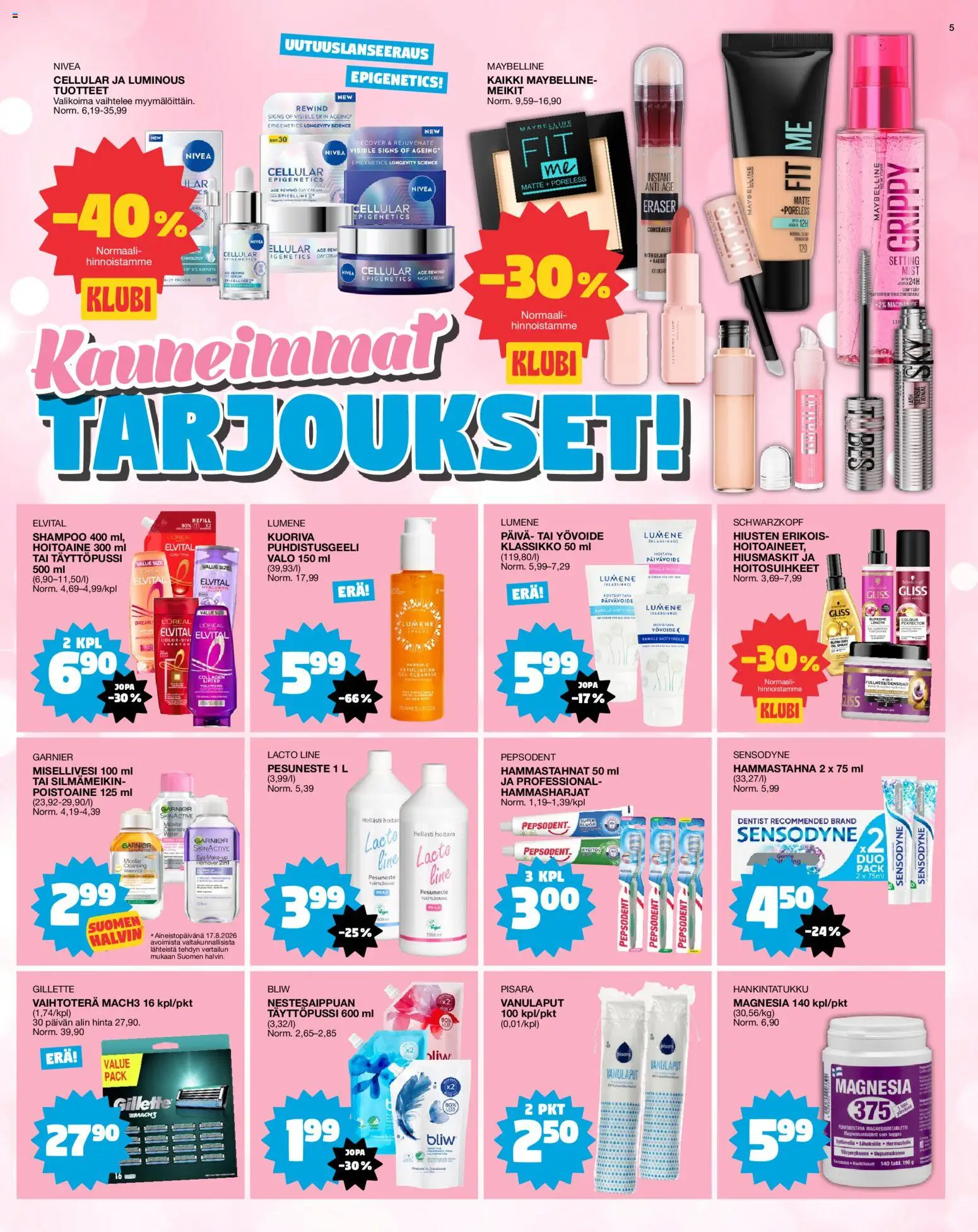 Tokmanni tarjoukset – voimassa 31/08/2026 alkaen | Sivu: 5