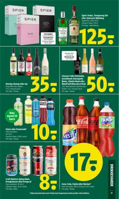 Craft Nation, Kaiserdom, Oranjeboom eller Praga øl, Flere varianter. 33-50 cl. Literpris maks. 24,24 + pant. Frit valg. 1 dåse. gyldig fra 30.04.2026 | Side: 23