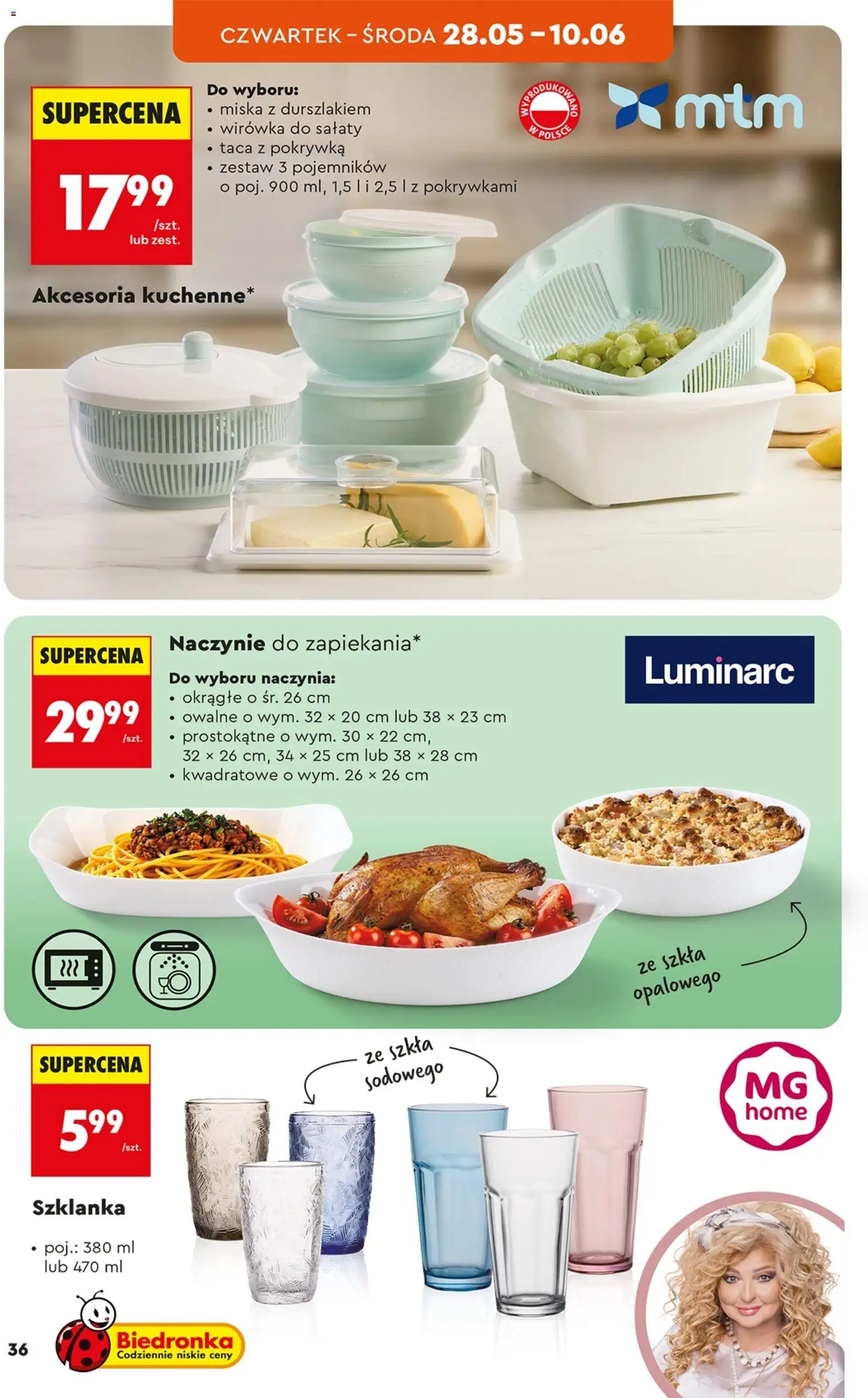 Biedronka gazetka - Hity i inspiracje od 25.05.2026 | Strona: 38 | Produkty: Szklanka