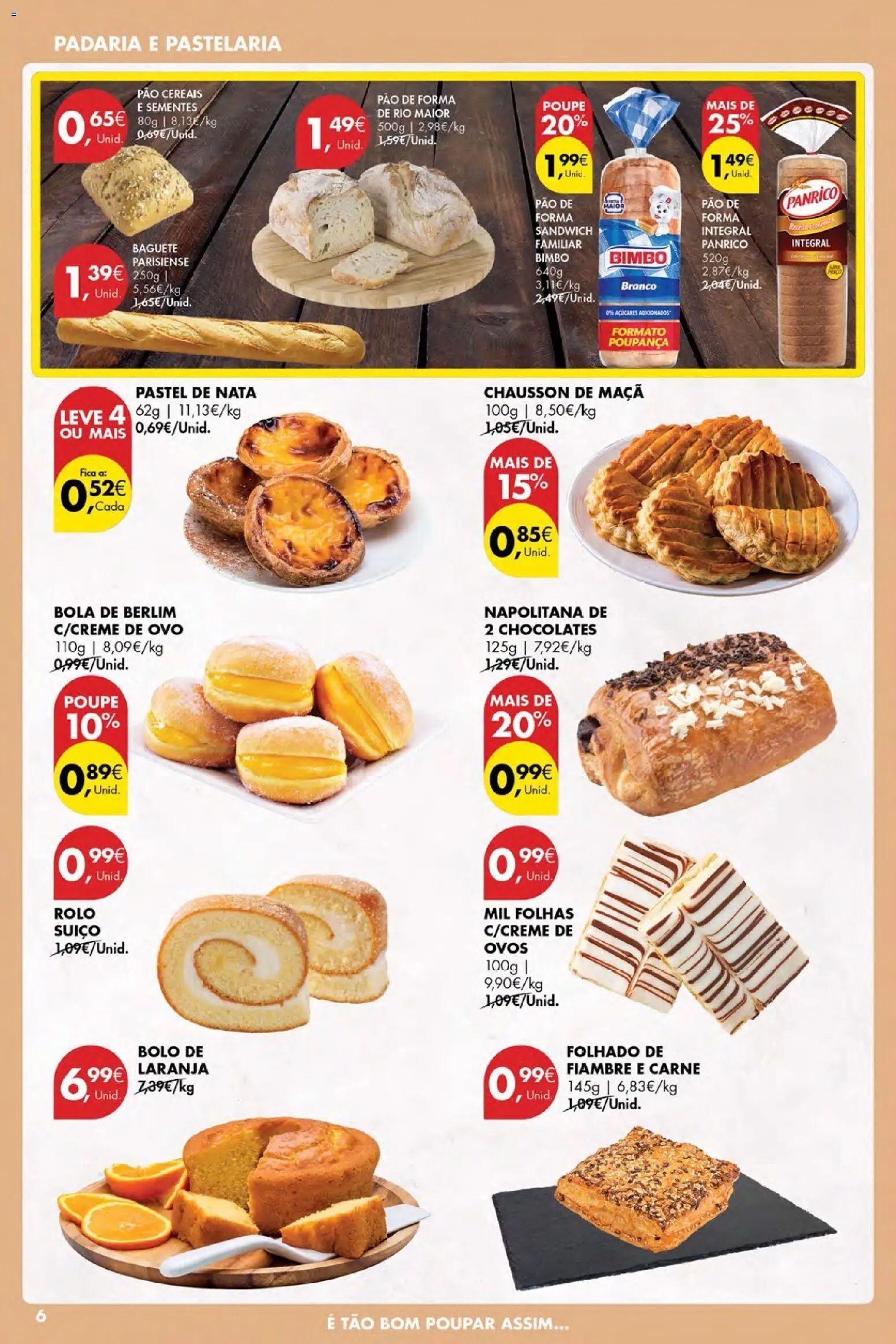 Pingo Doce Poupe Esta Semana Açores │ válido de 16.04.2026 | Página: 6 | Produtos: Chocolates, Pão, Nata, Cereais