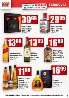 COOP Jednota leták platný od 22.10.2026 | Strana: 18