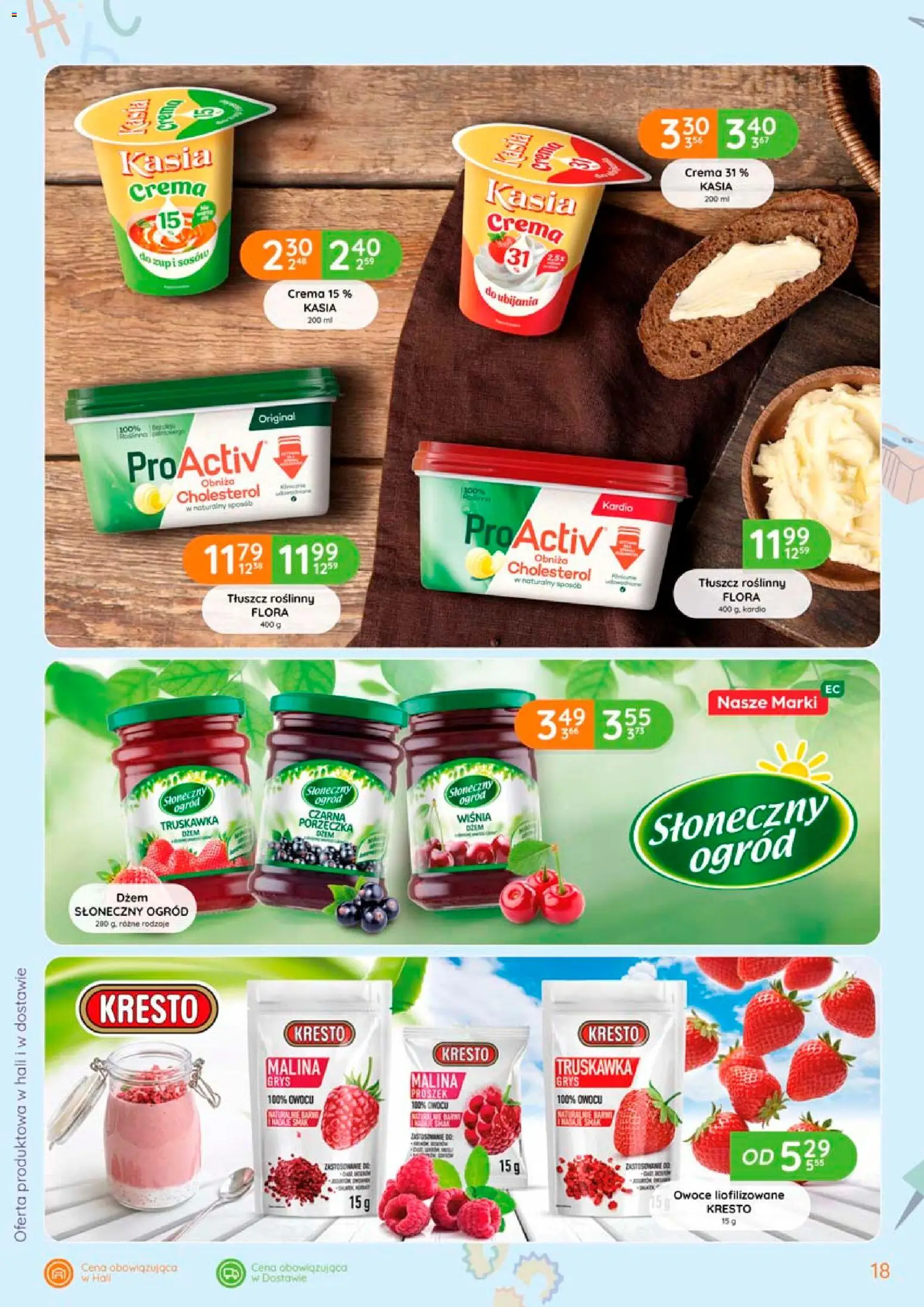 Eurocash gazetka - Powrót do Szkoły od 06.08.2026 | Strona: 18 | Produkty: Malina, Owoce liofilizowane, Dżem, Owoce