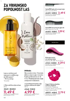 Oriflame katalog akcije – veljaven od 13.05.2026 | Stran: 137 | Izdelki: Olje za lase, Glavnik, Krtaca, Olje