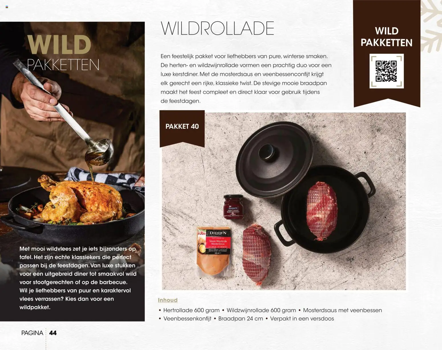 {H1} | Pagina: 44 | Producten: Vlees, Veenbessen