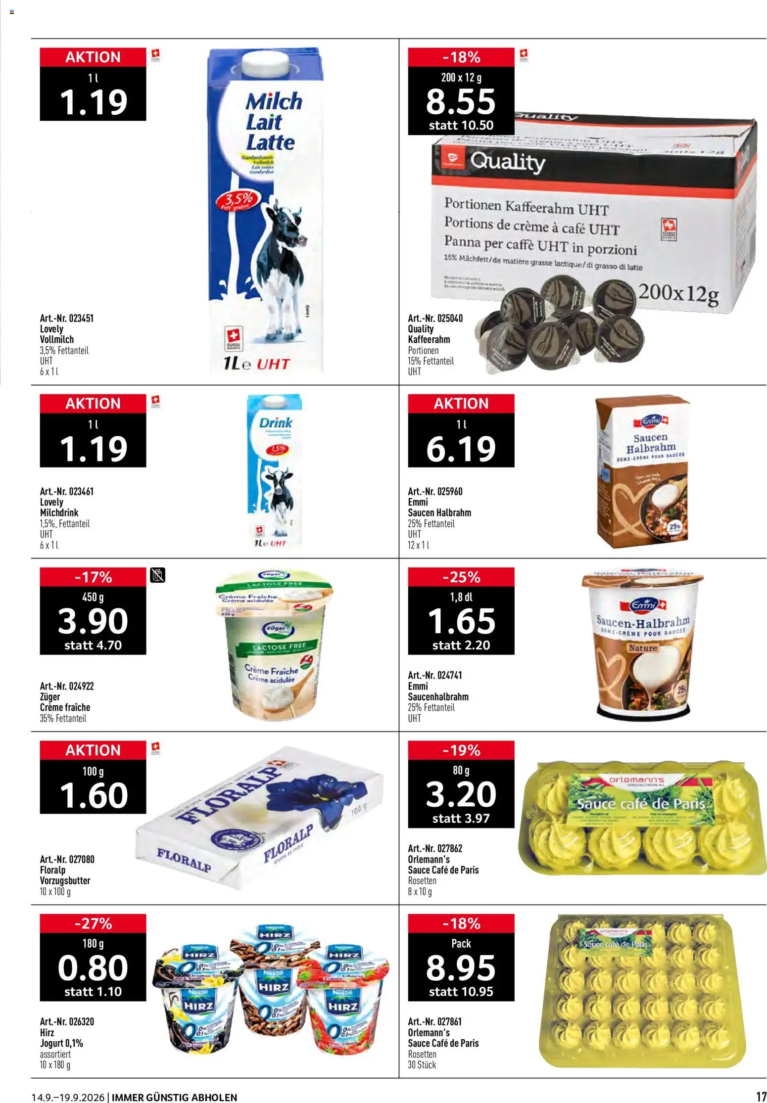 Prodega aktionen – gültig ab 14.09.2026 | Seite: 17