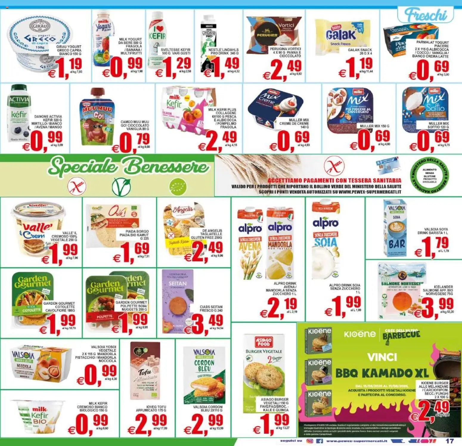 Volantino Pewex del 22/07/2026 | Pagina: 17 | Prodotti: Crema, Latte, Mango, Cavolfiore