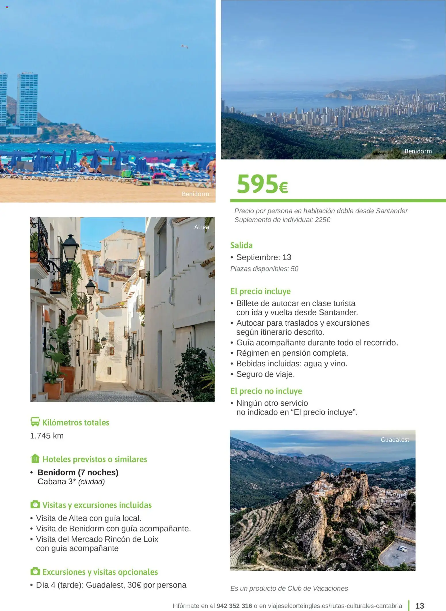Viajes El Corte Inglés Rutas Culturales Cantabria │ válido desde el 01.05.2026 | Página: 13