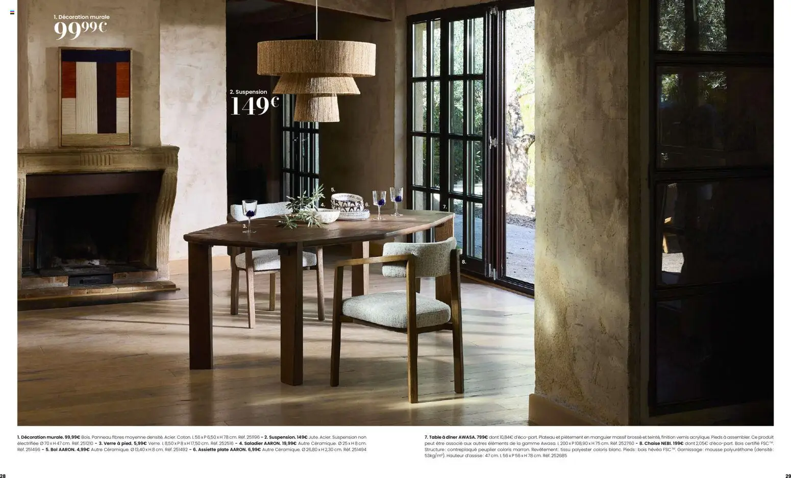 {H1} | Page: 15 | Produits: Bol, Mousse, Table, Chaise