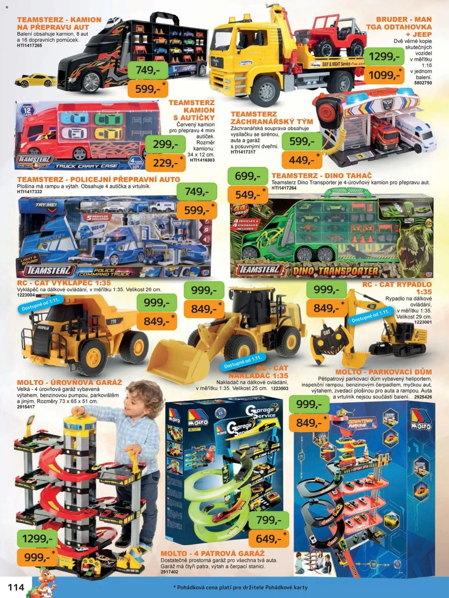 Dráčik katalog - Vánoce od 08.10.2026 | Strana: 114 | Produkty: Parkovací dům, Karty