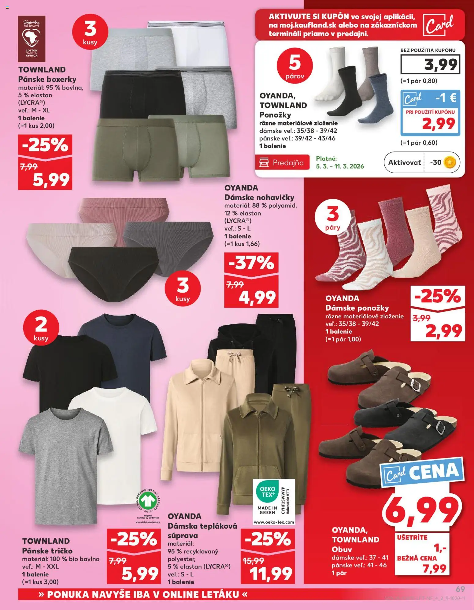 Kaufland SK akciós ujság - amely érvényes a következő dátumtól: 2026.03.05. | Oldal: 69