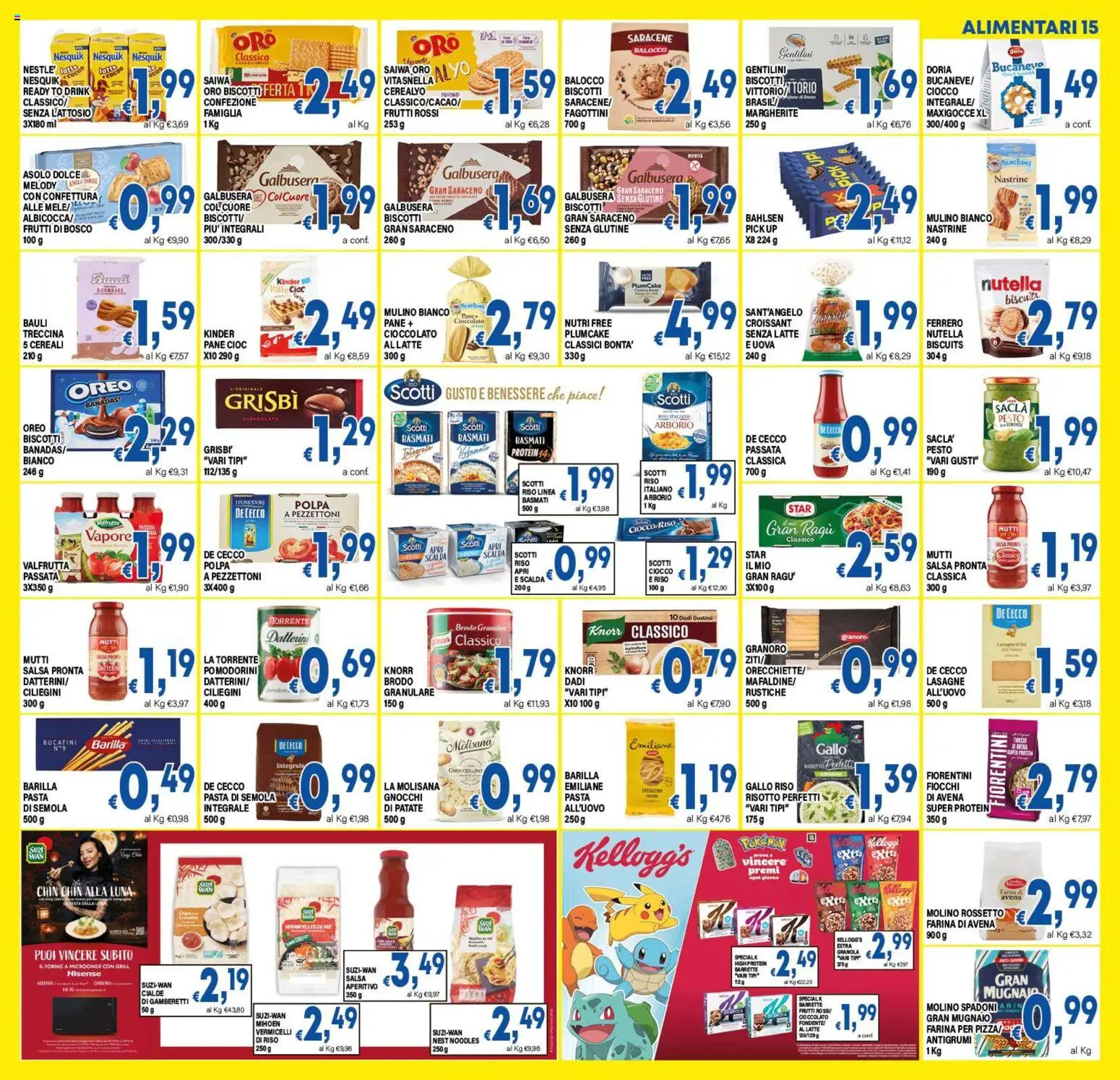 Volantino DEM del 23/09/2026 | Pagina: 15 | Prodotti: Cioccolato, Salsa, Ragú, Mutti