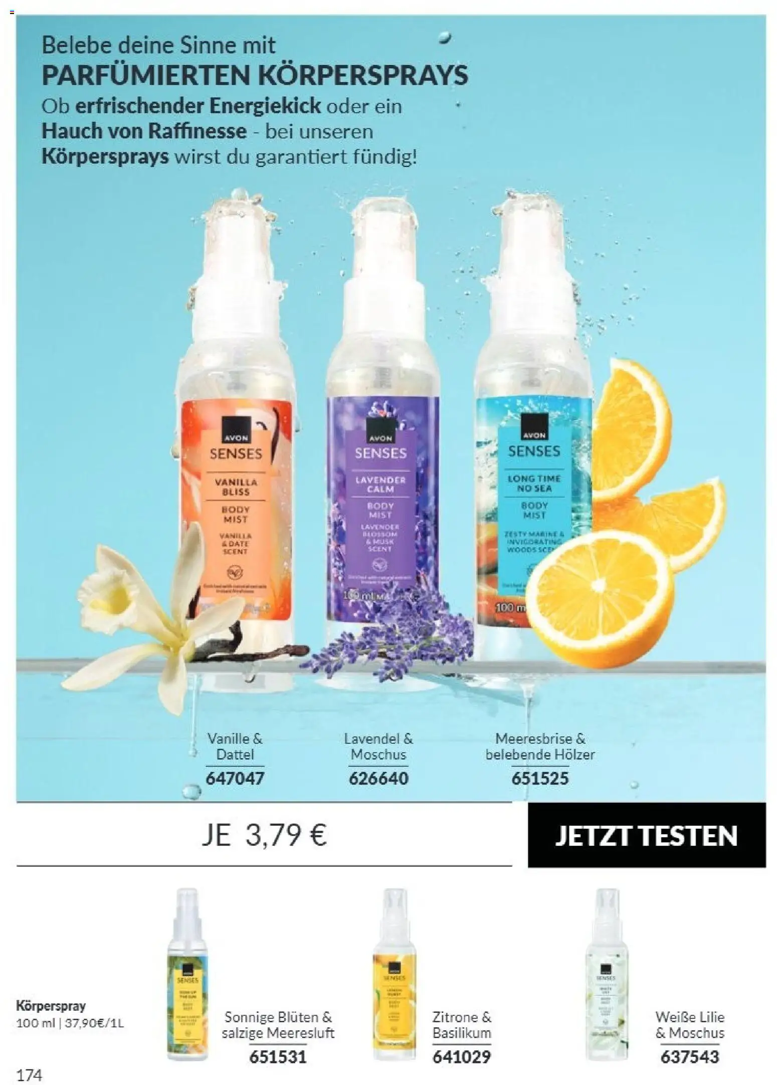 AVON Katalog September 2026 – gültig ab 01.09.2026 | Seite: 170 | Produkte: Vanille, Zitrone, Dattel, Lavendel
