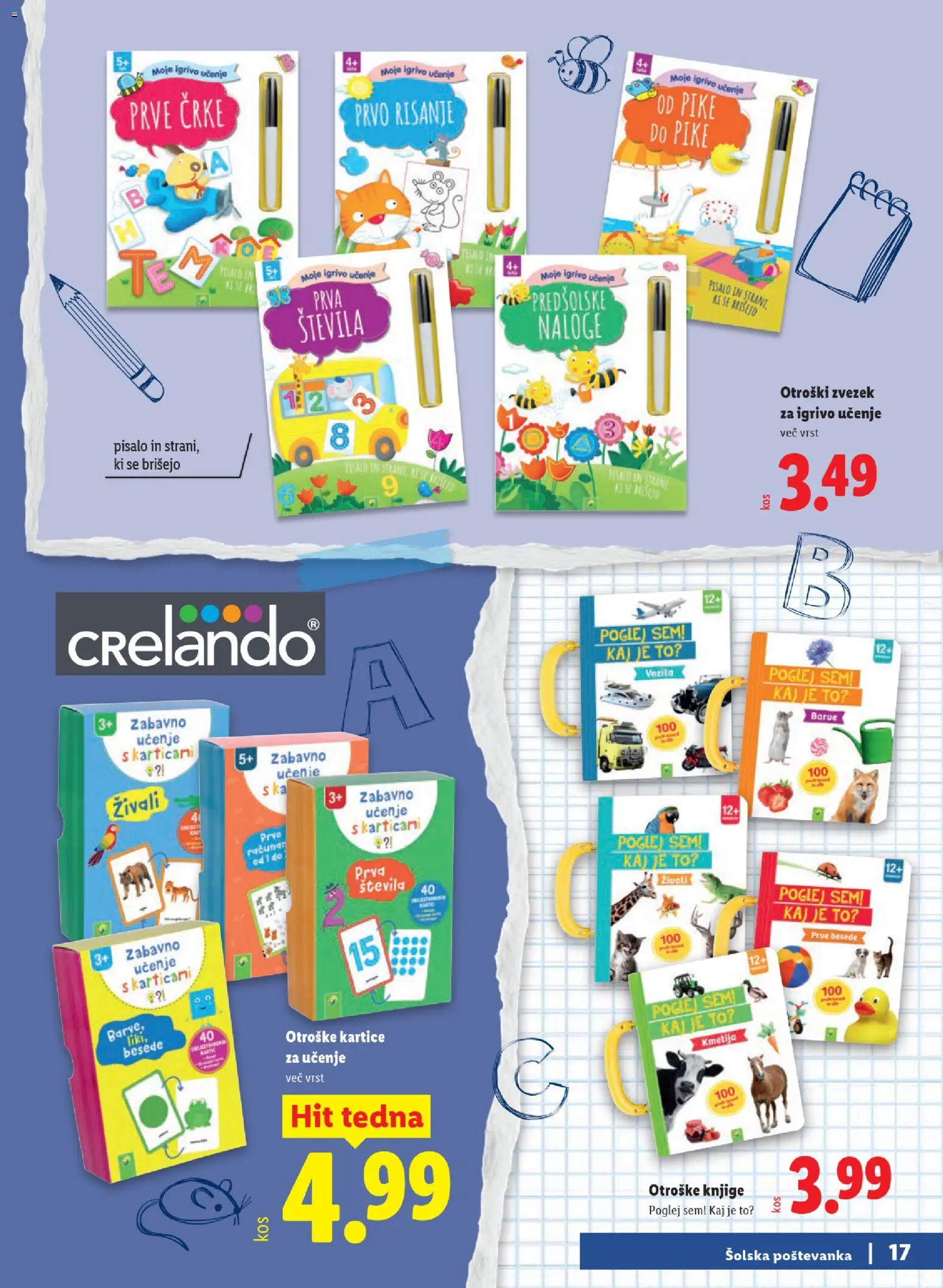 Novi Lidl katalog ponudbe – veljaven od 29.06.2026 | Stran: 17 | Izdelki: Zvezek