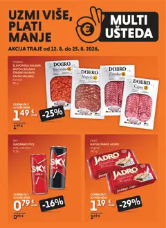 Studenac Multi Ušteda - Pregled kataloga iz trgovine Studenac, vrijedi od 12.08.2026