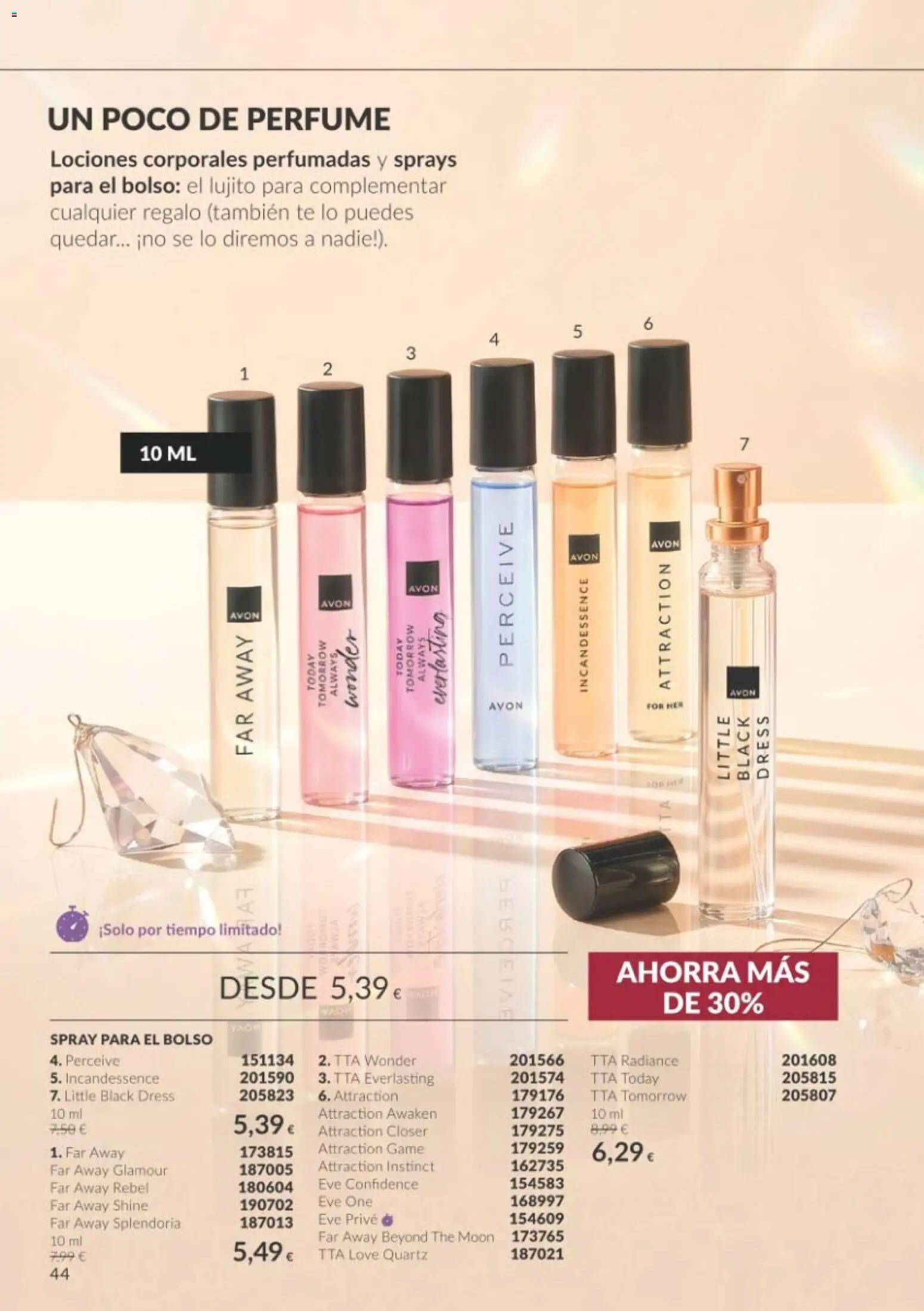 Catálogo AVON Black Friday │ válido desde el 01/11/2026 | Página: 44 | Productos: Perfume, Bolso, Té