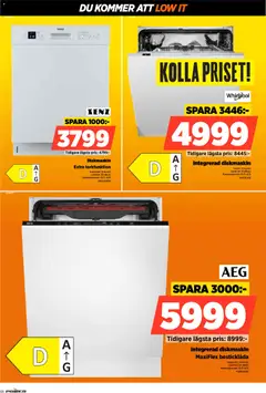 Power erbjudanden - Förhandsvisning av reklamblad från butik Power aktuell från 08.06.2026 | Sida: 66 | Produkter: Diskmaskin, Kuvert