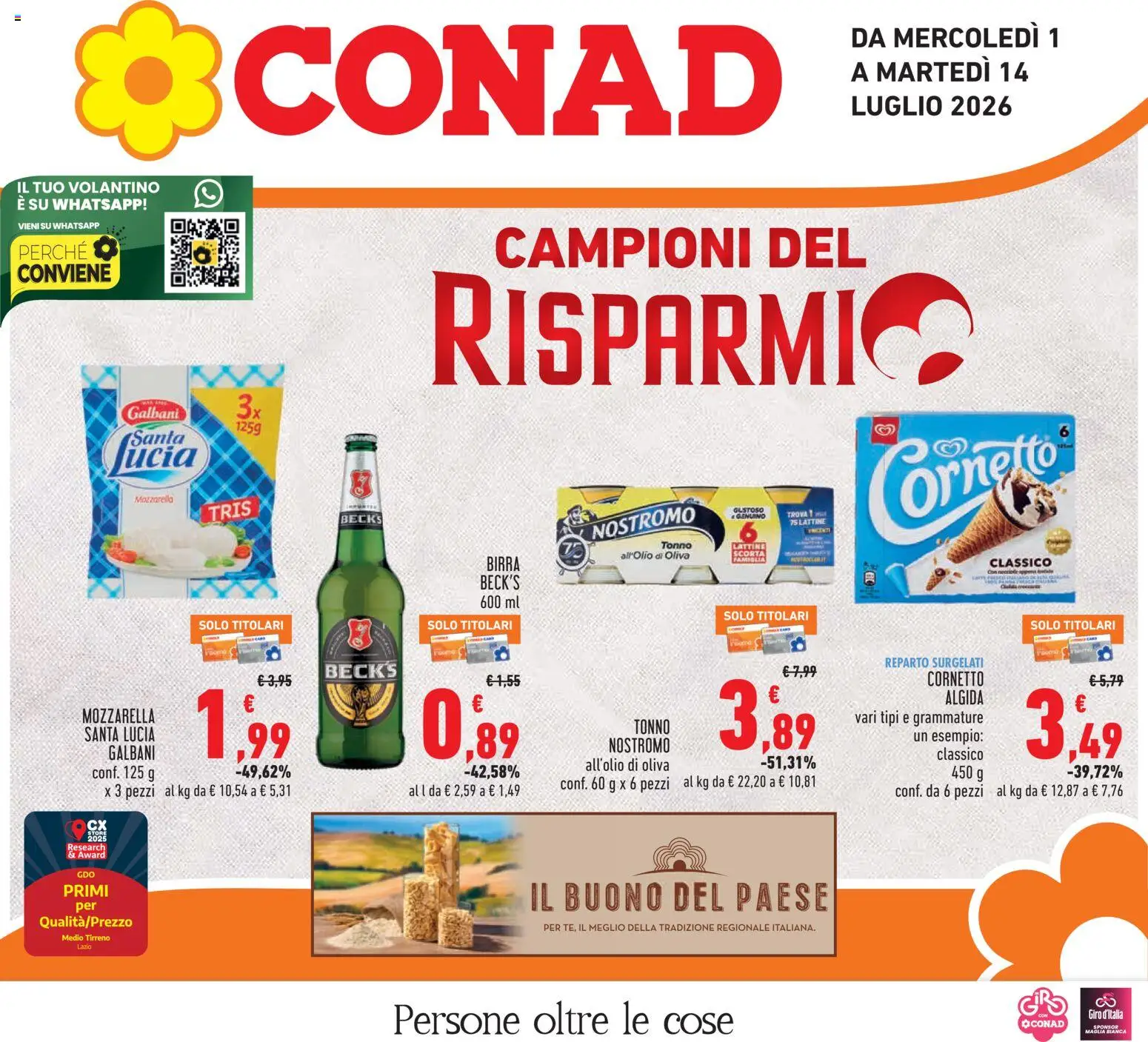 Volantino Conad del 01/07/2026 | Pagina: 1
