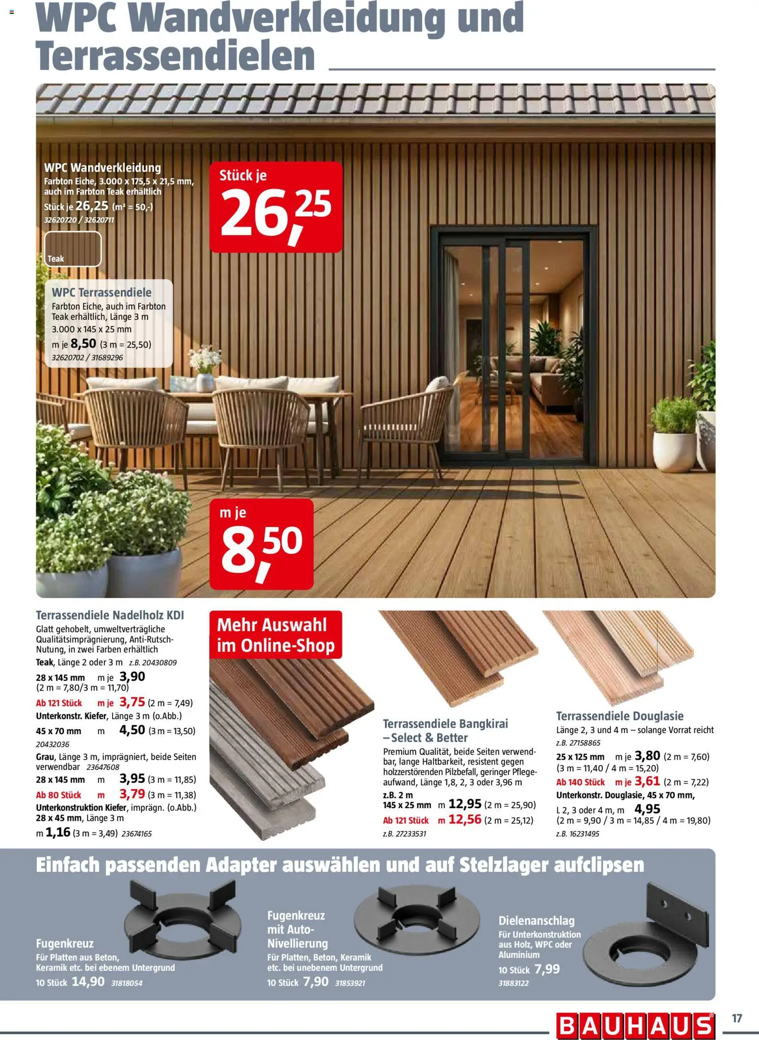 Bauhaus Prospekt 	 – gültig ab 02.05.2026 | Seite: 17 | Produkte: Adapter